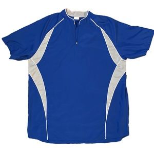 Men’s Royal & Gray Baseball Coach’s Shirt